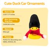 wonuu Car Dashboard Decoration Scarf Rubber Duck, Yellow Ducks Ornaments