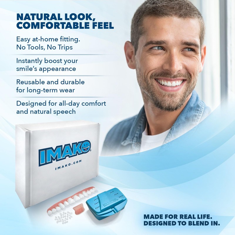 Imako Premium Cosmetic Uppers - 2 Pack - Small, Natural