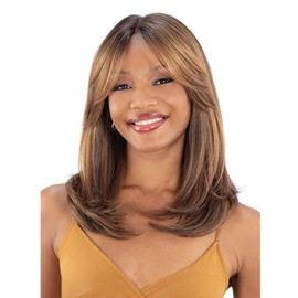 Shake-N-Go Equal Synthetic Curtain Bang Hd Lace Wig - Sage (HI-COCONUT)