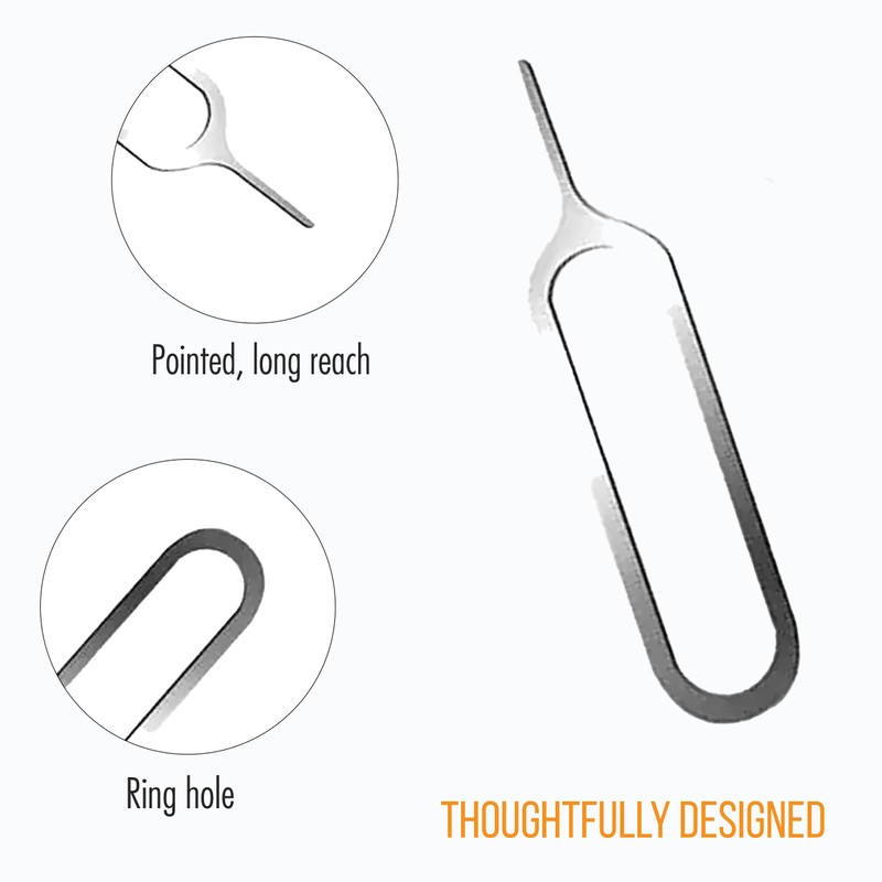 TYGA Sim Card Tray Removal Tool (Pack of 3) Sim