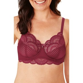Amoena Womens Karolina Underwire Pocketed Mastectomy Bra, Supportive,Fashionable, Lace, Comfortable, Adjustable Sand 38C
