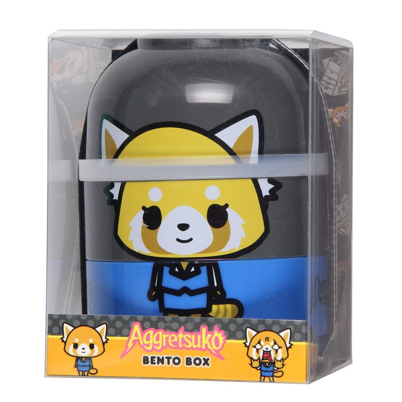 Seven Times Six Aggretsuko 3 Bowl Compartment Bento Lunch Box