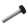 M6 x 25 Male Thread Knurled Screw Hand Tightening Screw