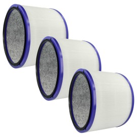vhbw 3 x HEPA Filter Compatible with Dyson Pure Cool Link HP03, DP02, DP01, DP03, HP00, HP01, HP02 Air Purifier - Replacement Filter