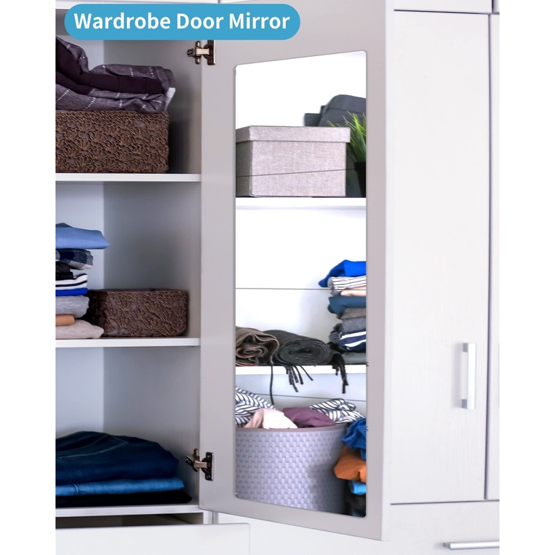 Shatterproof Wall Mirror Full Length for Bedroom, Acrylic Gym Mirrors