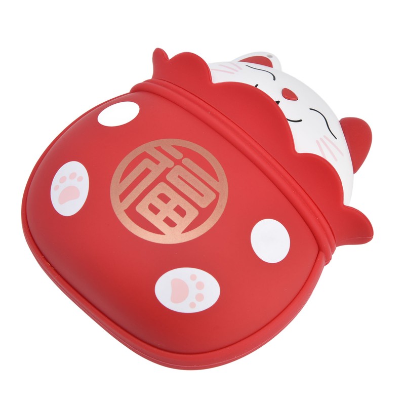 Electric Hand Warmer USB Rechargeable Double Sided Portable Lucky Cat