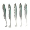 5Pcs Simulated Soft Fish Bait 3D Eyes Environmentally Friendly Silicone