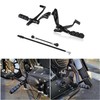 XFMT Motorcycle Black Standard Forward Control Kits W/Footpegs Levers Linkages