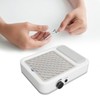 Nail Dust Collector with Reusable Filter Hand Pillow Speed Adjustable