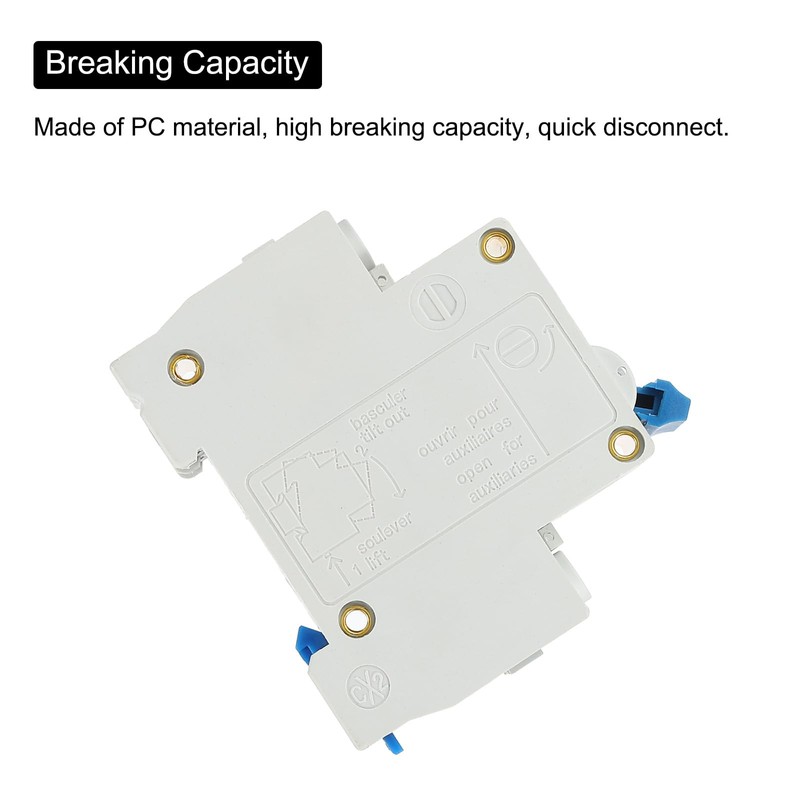 sourcing map Miniature Circuit Breaker Low Voltage AC 63A 400V