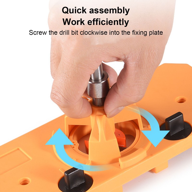 Woodworking Hinge Hole Puncher Cabinet Door Hinge Hole Opener 35mm