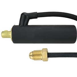 SÜA - Dinse 35-70 Plug, 7/8''-14 Cable Conection, with 18'' gas hose and - 5/8''-18 RH nut for 26 Series TIG Torches - Model: LDT-26R