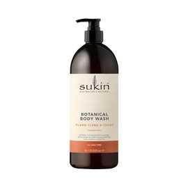 Sukin Botanical Body Wash Ylang Ylang & Cedar, 500ml