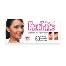 EarLite 60 Parches Invisibles de Soporte para Lóbulos