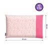 ClevaMama ClevaFoam Baby Pillow Case - Pink