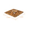 Apricot Lamb Tiger Security Blanket for Babies, Soft Loveys for