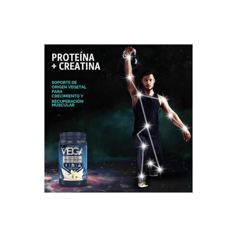 Vega Protein + Creatine con 30 g de Proteína y