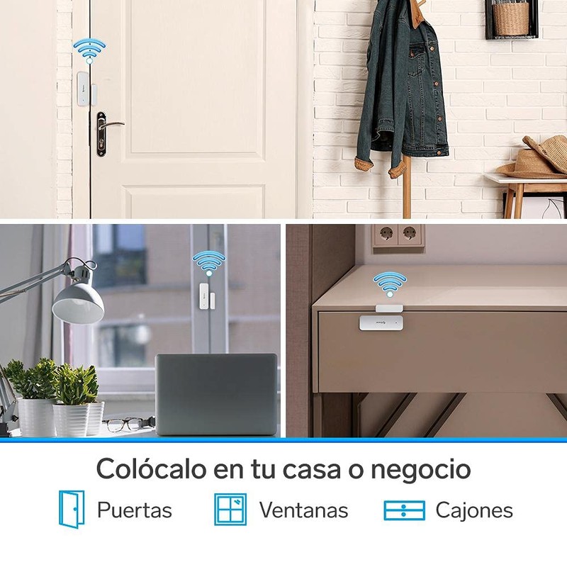 STEREN Sensor Wi-Fi* para Puerta o Ventana SHOME-142