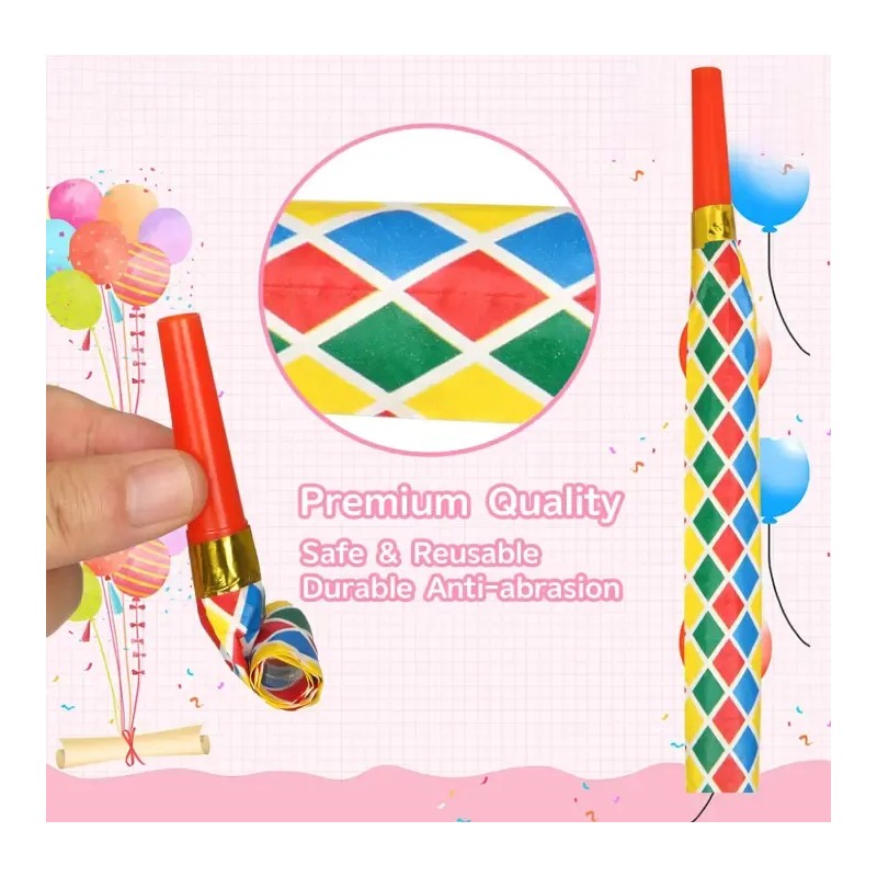 30 Silbidos Divertidos De Fiesta De Cumpleaños De Bocina