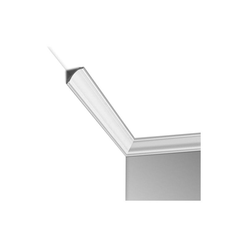 Art3d 10-Pack 47Ft White Ceiling Crown Molding Trim, High Impact