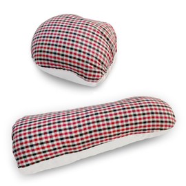 2 Pack Professional Tailor's Ham and Seam Roll Set, Tailors Ham for Ironing, Premium Pressing Sewing Tools, Ideal for Ironing Sleeves, Collars, Caps, Curved Seams Kit