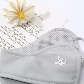 [LAAVVA] UV Cut Mask Cooling Mask [UV Protection 99% UPF 50+] 3D Small Face Cool Touch Cool Cool Does Not Burn Not Staying Stuck Easy To Breathe Ultraviolet Sports Face Cover Cool Mesh Ultraviolet