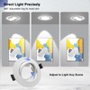 LTBLIGHT 6 Pack 3 inch Recessed Lighting Trims Spotlight Frame,Matte