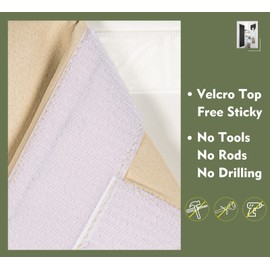 PI Blackout French Door Curtain,Privacy Thermal Insulated Door Window Curtain for Glass Door/Front Door/Sliding Door/Patio Door 1 Panel (W26XL68,Beige)