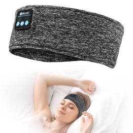 Sleep Headphones Bluetooth Sports Headband - Wireless Bluetooth 5.2 Music Sleeping Headbands with Ultra-Thin HD Stereo Speakers Perfect for Workout, Jogging, Yoga, Insomnia, Air Travel, Meditation