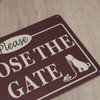 EMSea 2 x Please Close The Gate Sign - Close