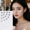 3Pack Independence Day Stars Rhinestone Face Body Nail Stickers Patriotic