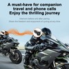 Docooler Motorcycle Helmet Intercom BT5.0 Hands-free Interphone for Motorcycle Riders