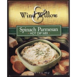 Wind and Willow Spinach Parmesan Hot Dip Mix - 1.4 Ounce (4 Pack)