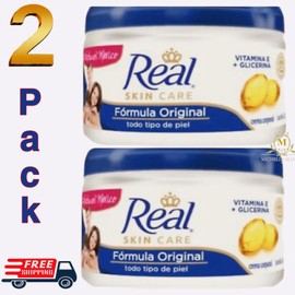 Original 2X Crema Real Skin Care Original vitamina E + Glicerina 220g ea