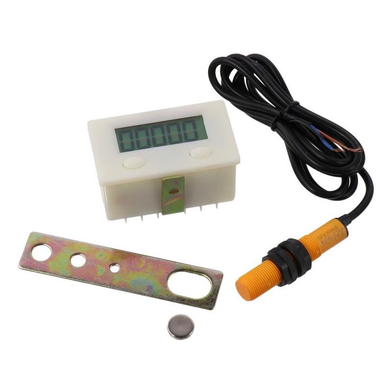 5 Digit Plastic Automatic Sensing Counter Proximity Switch Sensor Loop