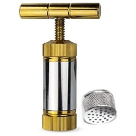 TitanOwl Tincture Press Small Size Handheld Press Extract Herb T Shape Brass Structure SC