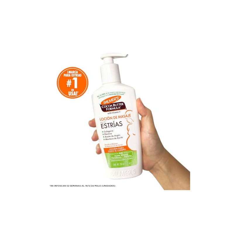 Palmer's Cocoa Butter Formula Loción de Masaje para las Estrías