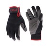 Handlandy Mens Work Gloves Touch screen, Synthetic Leather Utility Breathable