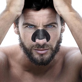 30 Tiras para puntos negros de carbon activado peel off para la nariz Quita puntos negros, espinillas, acne, exceso de grasa e impurezas mascarilla puntos negros para el cuidado facial skin care