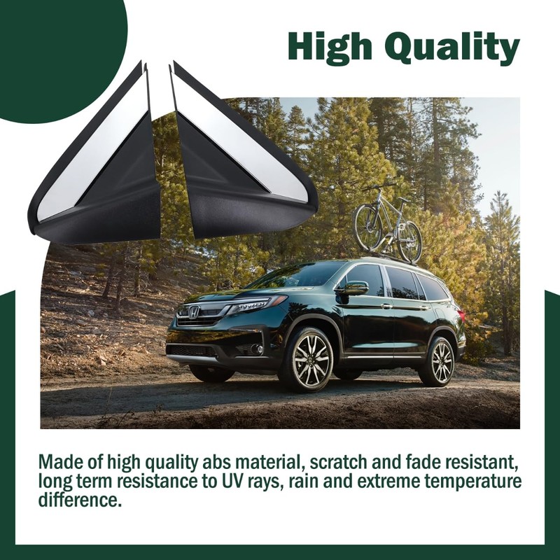 Front Flat Pillar Corner Garnish Cover Fit for 2016-2022 Honda
