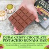 Dubai Chocolate Bar, Pistachio Chocolate Knafeh Bar -3.5 Oz, (100g)