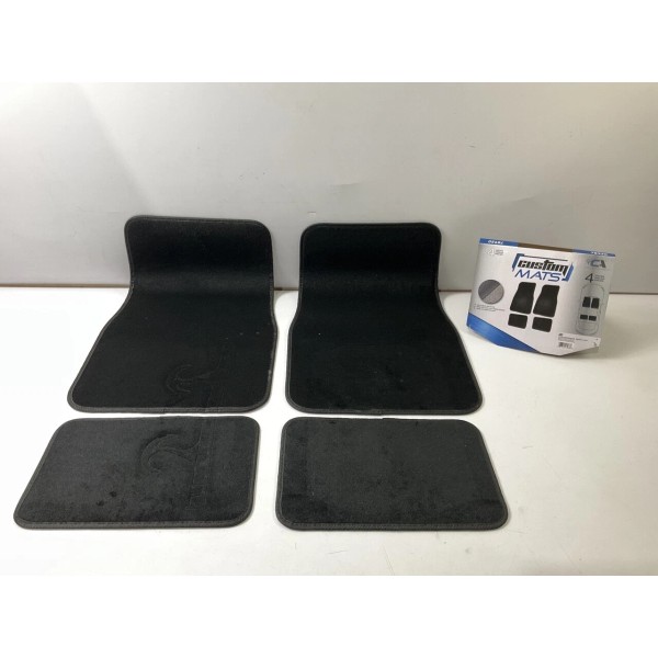 Custom Accessories 78920 Black Carpet Floor Mats, 4-Piece Universal Set