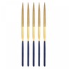 sourcing map Diamond Needle Files, 3mm x 140mm Titanium Coated