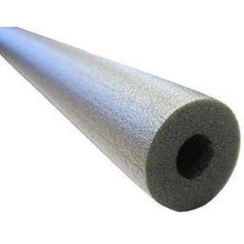 Pack of 3 x 2 Metre Lengths (Total Length 6 metres) of 9mm Wall (The Thickness of The Grey Stuff) 10mm Pipe (The Hole Down The Middle) Total 6 Metres Polyethylene Pipe Insulation (Silvery Grey)