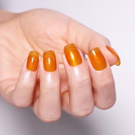 Imtiti 1 x Yellow Jelly 15ml Crystal Amber Clear UV LED Home Manicure