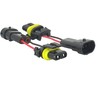 2PCS H8/H9/H11 to 9006 Bulb Socket Conversion Harness - Compatible