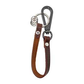 タフレーベル(TOUGH LABEL) レザーキーホルダー 茶 VEX-214