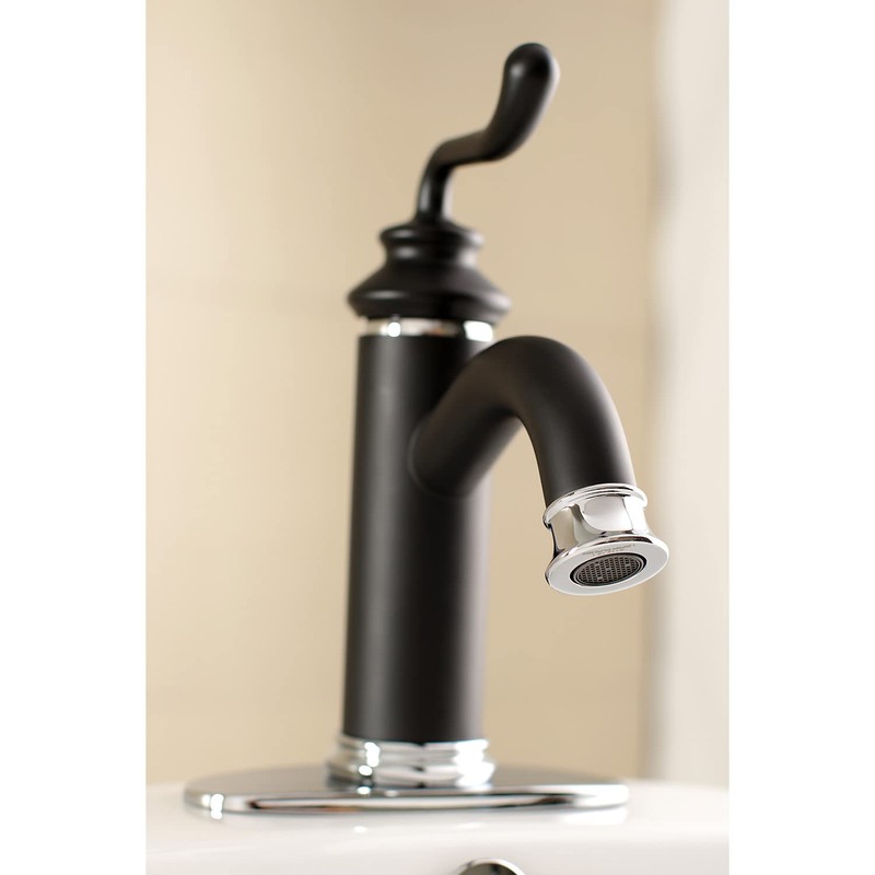 Kingston Brass LS5413RL Royale Bathroom Faucet, Brushed Brass 5.88 x