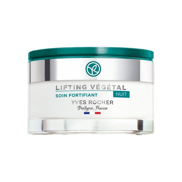 Yves Rocher Lifting Végétal Firming Night Cream for a Firm and Revitalising Face 1 x Glass Jar 50 ml