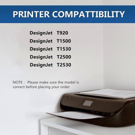 VicLabs 727 Ink Cartridges Replacement for HP 727 F9J80A Ink cartridges for use in HP DesignJet T920 T1500 T1530 T2500 T2530 Printers,300-ML (1-Pack, Gray)